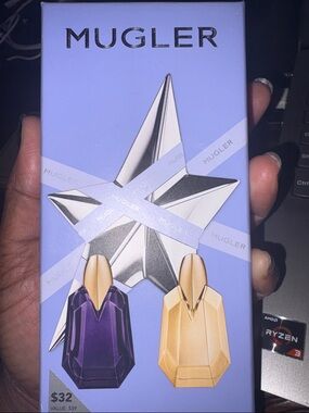 Mugler Angel Mini Duo — Purple & Gold Bottles